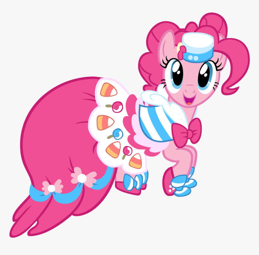 Pinkie Pie Rainbow Dash Fluttershy Princess Celestia - My Little Pony Pinkie Pie Gala, HD Png Download, Free Download