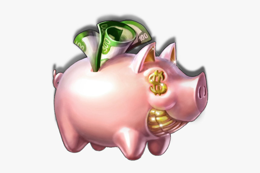 07 Symbol Pig Piggyriches Thumbnail - Domestic Pig, HD Png Download, Free Download