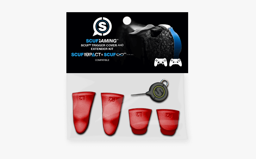 Scuf Trigger Cover And Extender Kit - Scuf Impact Trigger Covers, HD Png Download, Free Download