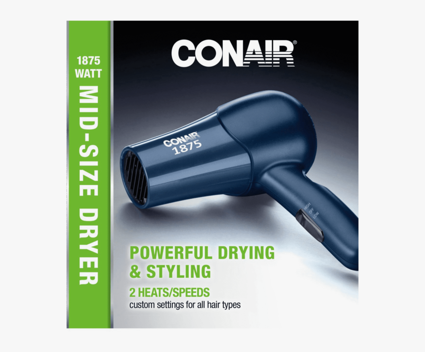 Conair 1875 Watt Mid Size Dryer, HD Png Download, Free Download