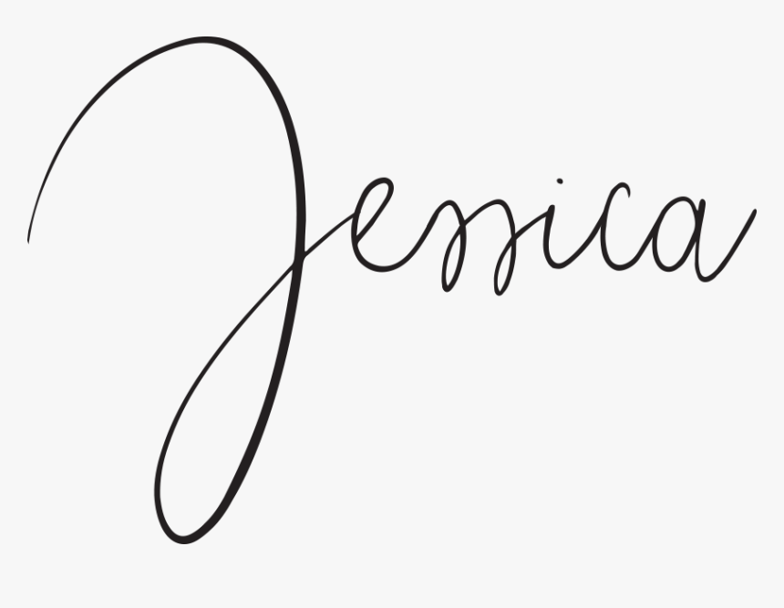 Jessica-signature - Calligraphy, HD Png Download, Free Download