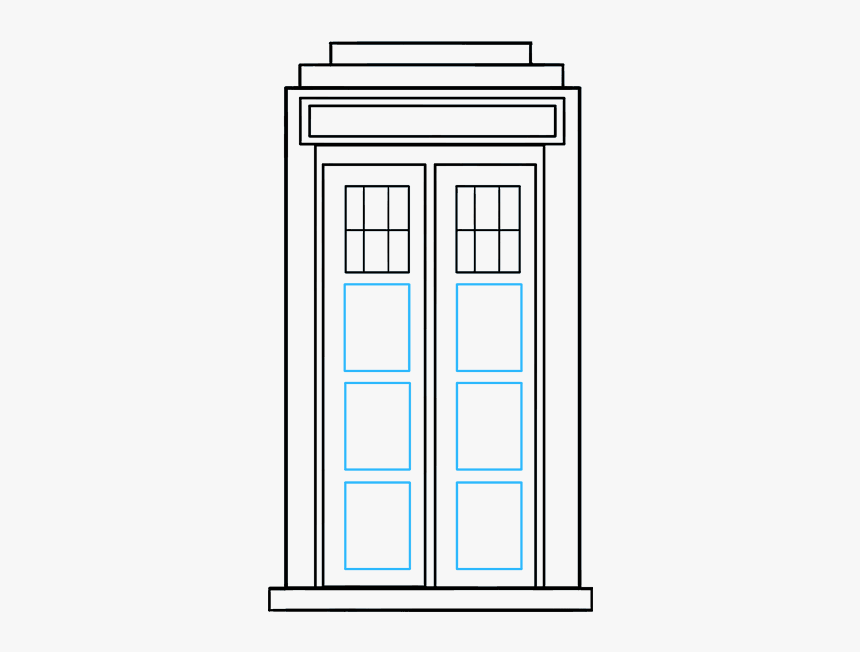 Tardis Doctor Who Desenho, HD Png Download, Free Download