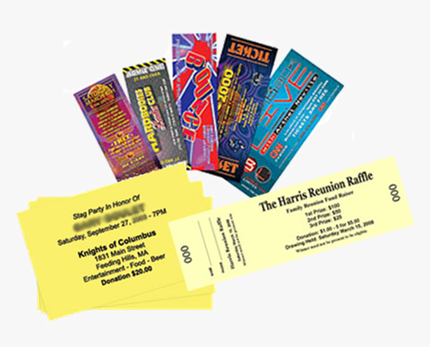 Event Ticket Printing Png, Transparent Png, Free Download