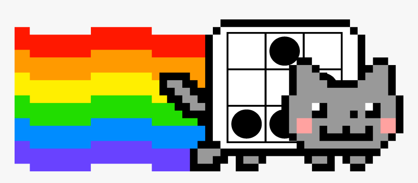 Youtube Nyan Cat Animation - Nyan Cat Transparent Gif, HD Png Download, Free Download