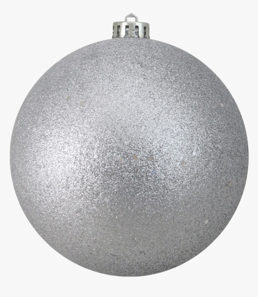 Silver Christmas Ball Transparent Background - Silver Christmas Ball Png, Png Download, Free Download