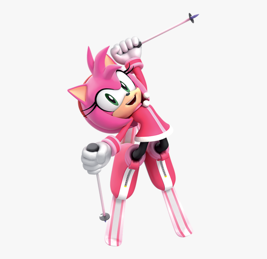 Amy - Mario And Sonic At The Olympic Winter Games Amy, HD Png Download, Free Download