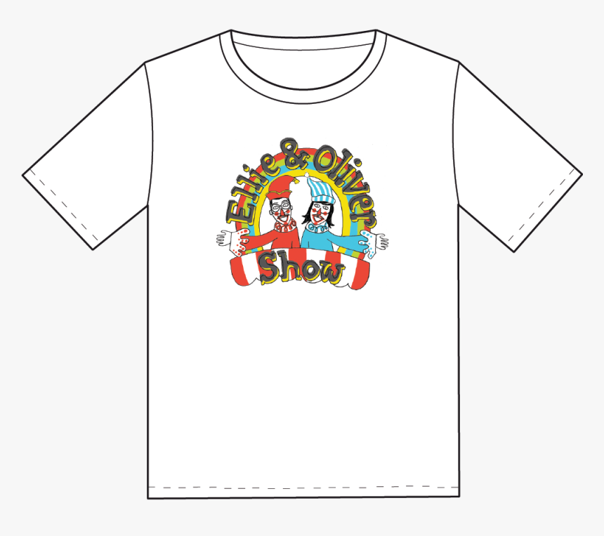 Ellie & Oliver Show T-shirt - Illustration, HD Png Download, Free Download