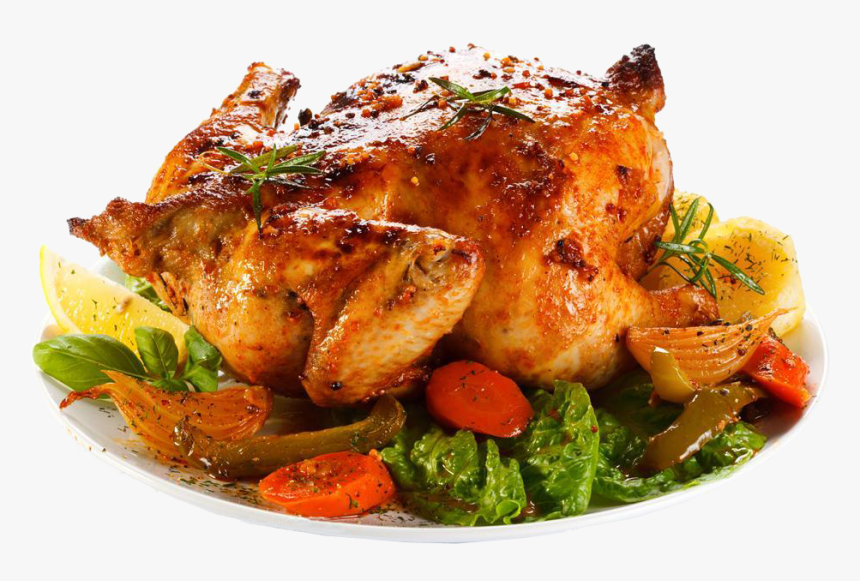 Roast Chicken Dinner Png, Transparent Png, Free Download