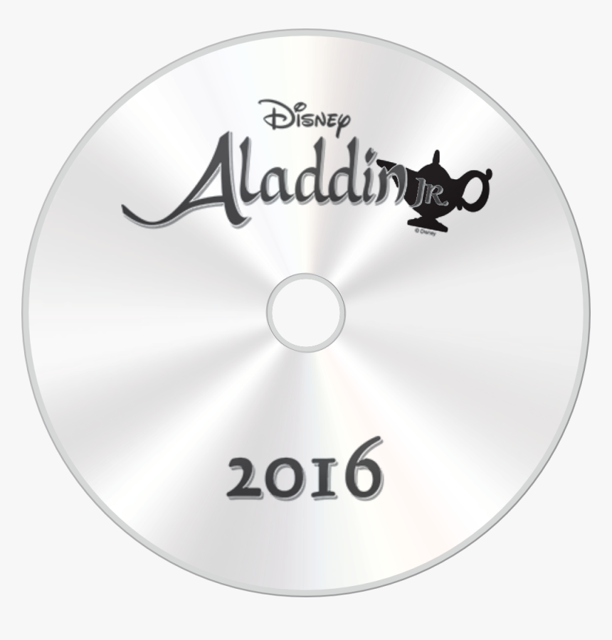 Print Only Dvd Black On Silver - Disney's Aladdin Jr, HD Png Download, Free Download