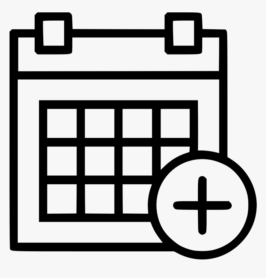 Add Calendar - Calendar Add Icons Png, Transparent Png, Free Download