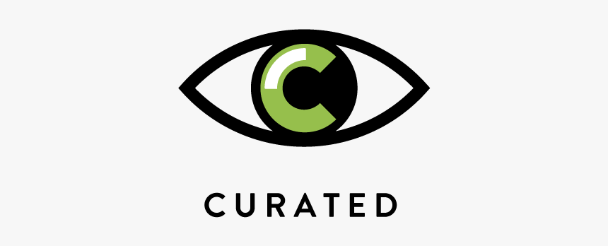 Curated Eye Eyeball Curated Logo - Graphic Design, HD Png Download, Free Download