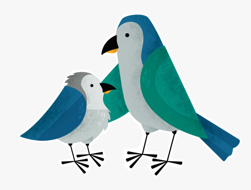 Two Birds Interacting - Lovebird, HD Png Download, Free Download