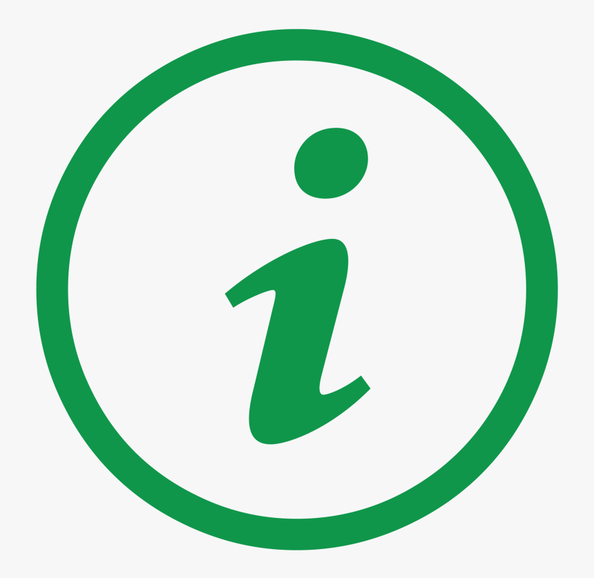 Request Information - Green Info Icon Png, Transparent Png, Free Download