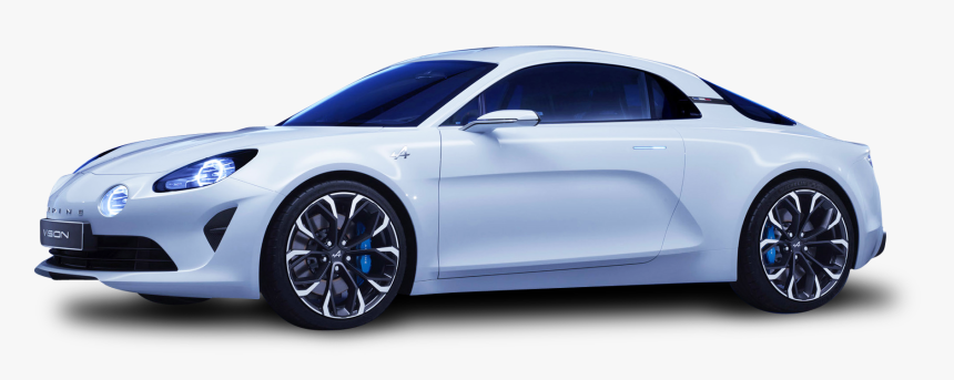 White Renault Alpine Car - Renault Alpine Png, Transparent Png, Free Download