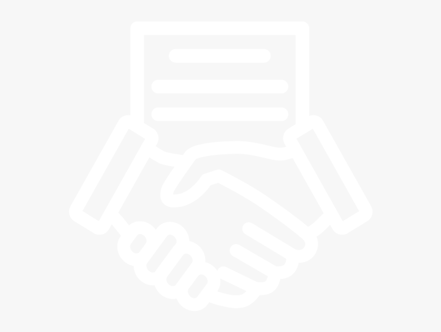 Handshake Icon White Png, Transparent Png, Free Download