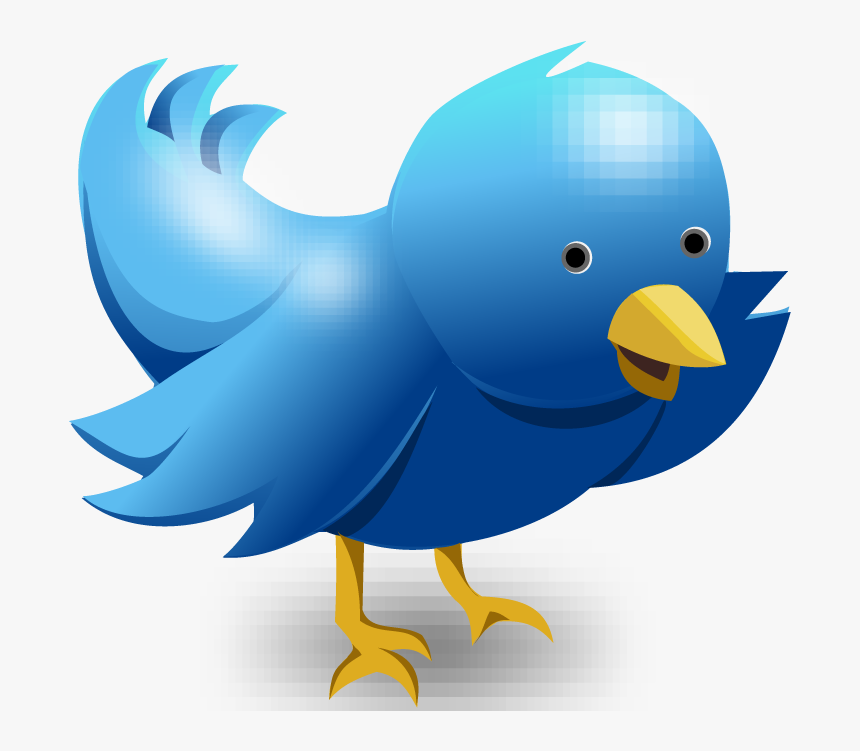 Twitter Tweet Bird Funny Cute Blue Messaging Mugs , - Tweet Bird, HD Png Download, Free Download