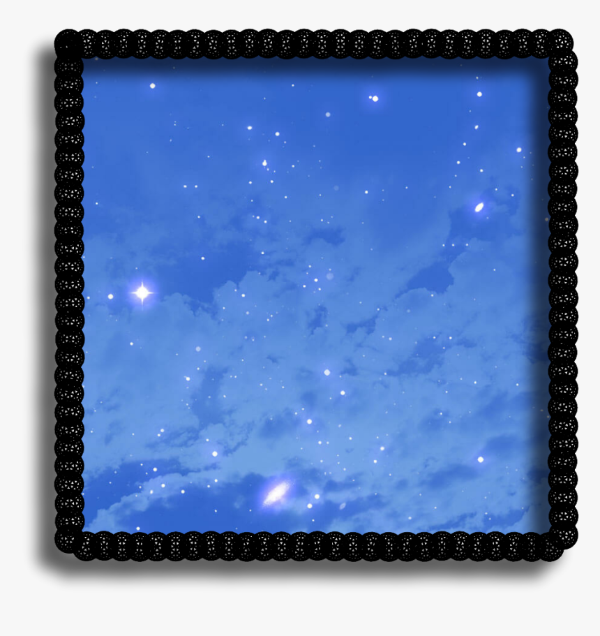 #neon #square #frame #background #black #border #blue - Slope, HD Png Download, Free Download