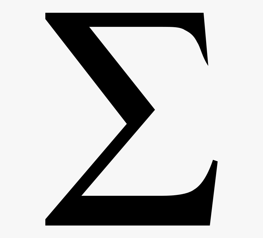 Greek Letter Sigma Png, Transparent Png, Free Download