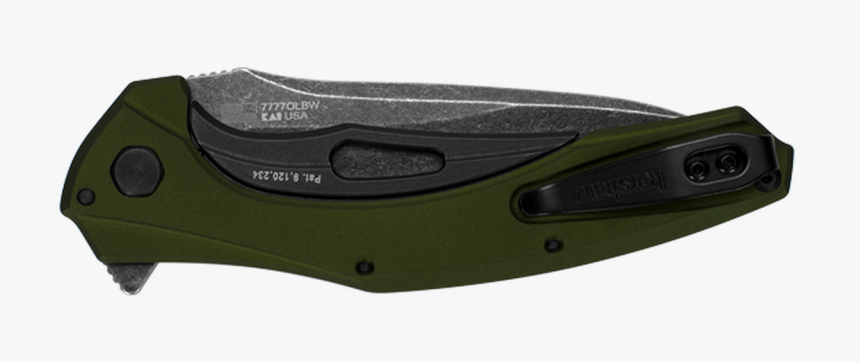 Kershaw Knives 7777olb Bareknuckle Aluminum Olive Blackwash - Utility Knife, HD Png Download, Free Download