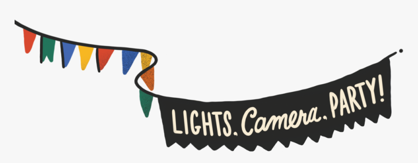 Icon Web 0000 Lights Camera Party, HD Png Download, Free Download