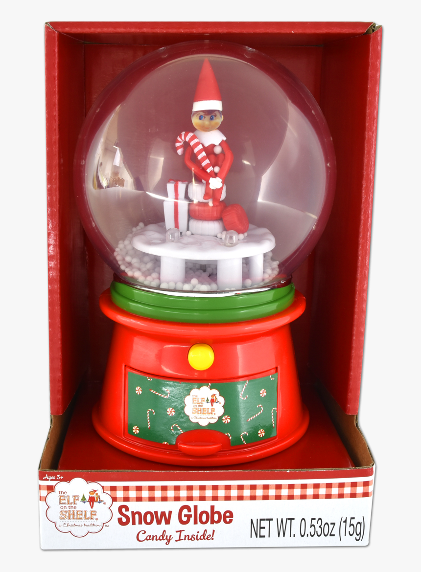 Elf On The Shelf Elf On The Shelf® Snow Globe - Christmas Day, HD Png Download, Free Download