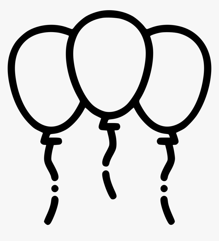 Balloon Celebrate Festival Joy Merry Festive - Icon Festivity Black Png, Transparent Png, Free Download