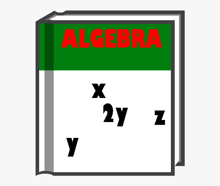 Algebra Book - Algebra Clipart, HD Png Download, Free Download