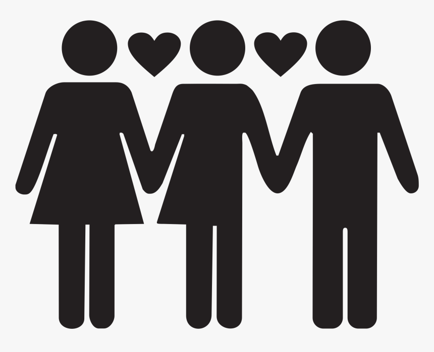 File - Polyfigure - Monogamy Clipart, HD Png Download, Free Download