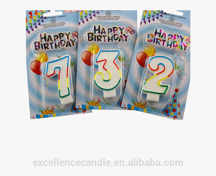 Wholesale Birthday Gold Number Candle - Cartoon, HD Png Download, Free Download