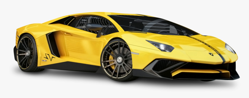 Lamborghini Aventador Yellow Car Png Image - Lamborghini Aventador Png, Transparent Png, Free Download