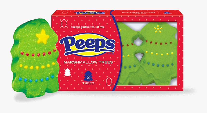Marshmallow Trees - Christmas Peeps, HD Png Download, Free Download