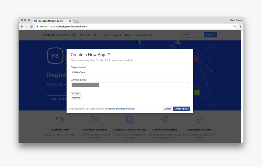 Enrollment - Create An Application Facebook, HD Png Download, Free Download