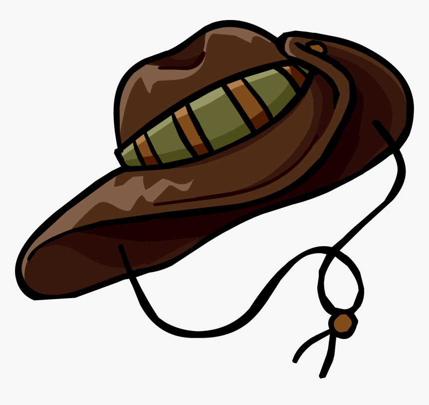 Club Penguin Wiki - Explorer Hat Clip Art, HD Png Download, Free Download