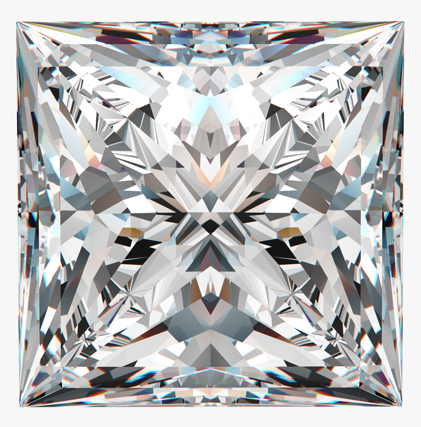Princess Cut Diamond Stone, HD Png Download, Free Download