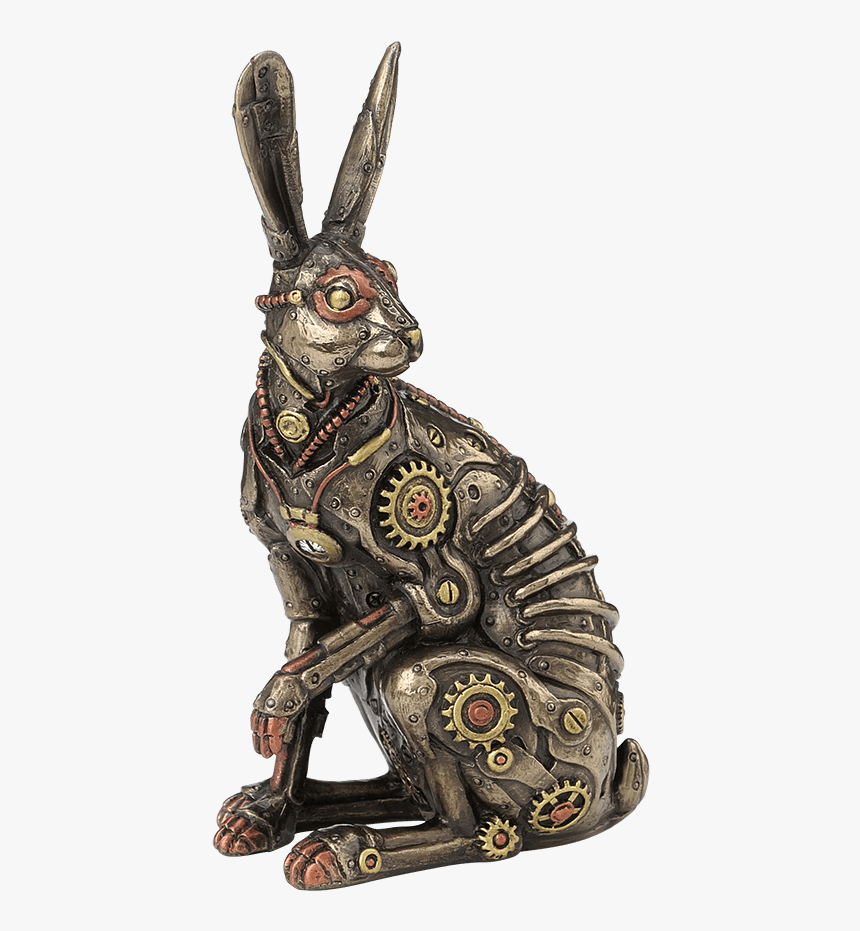 Steampunk Jackrabbit Statue - Steampunk Animal, HD Png Download, Free Download