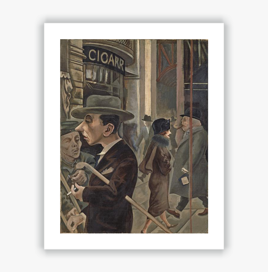 Street Scene , Png Download - George Grosz Street Scene Kurfürstendamm, Transparent Png, Free Download