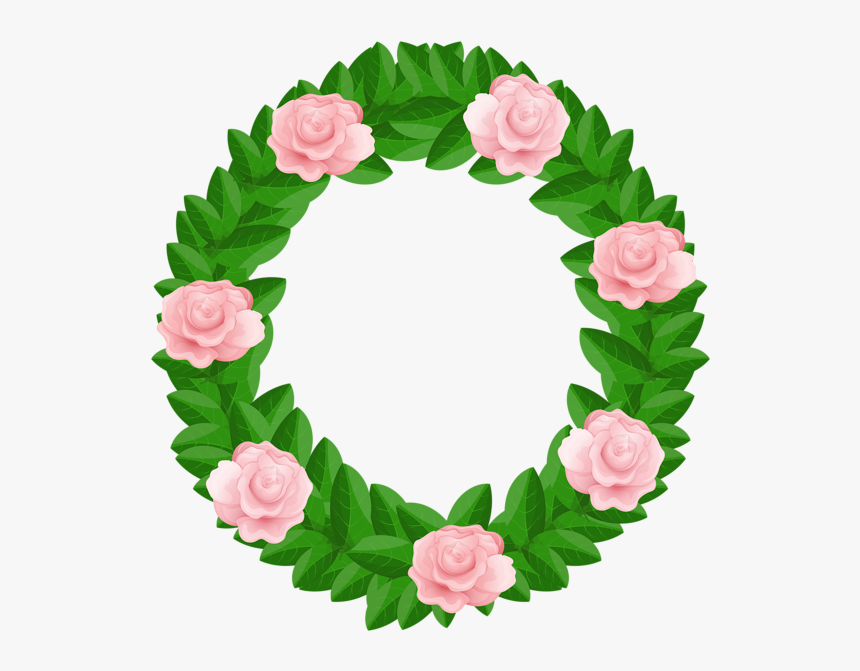 Clipart Beach Wreath - Wreath Of Roses Png, Transparent Png, Free Download