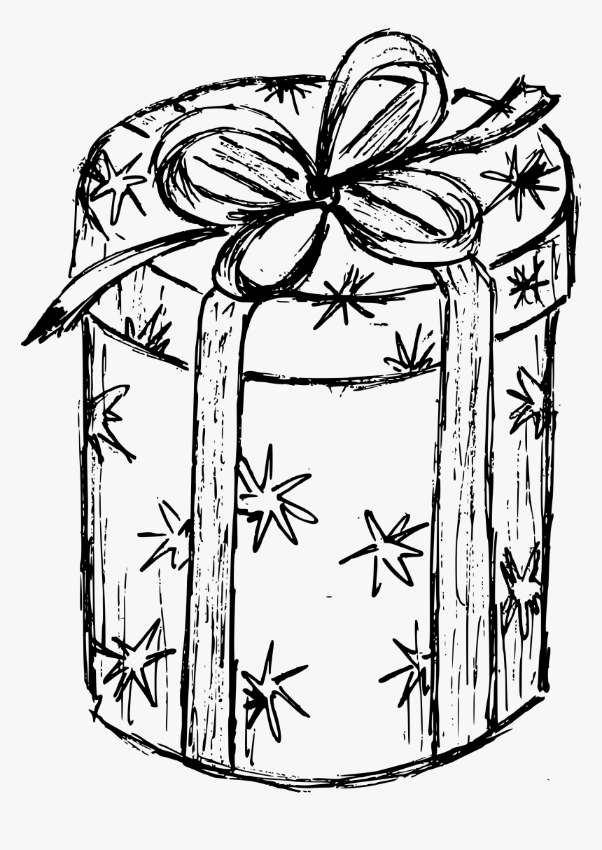 Gift Box Present Drawing Vector 4 - Illustration, HD Png Download, Free Download