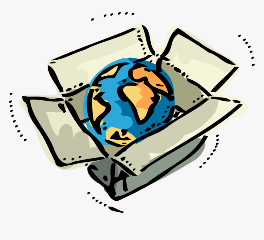 Vector Illustration Of Worldwide Shipping And Delivery, HD Png Download, Free Download