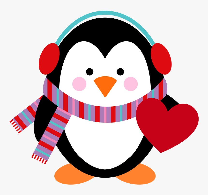 Transparent Cute Christmas Clipart - Christmas Cute Penguin Png, Png Download, Free Download