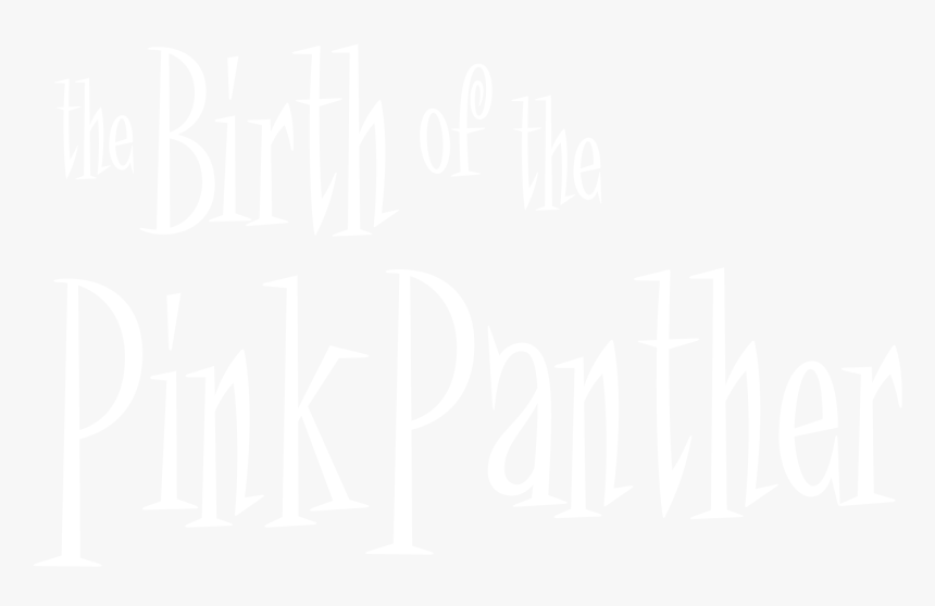 The Birth Of The Pink Panther Logo Black And White - Global Radio Logo White, HD Png Download, Free Download