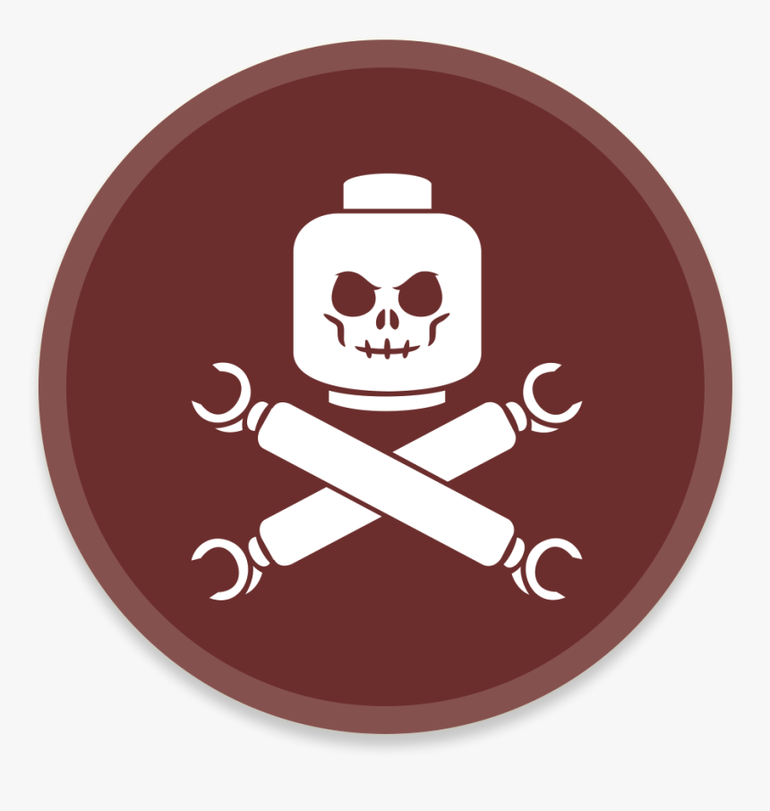 Legoptc Icon - Lego Pirate Skull And Crossbones, HD Png Download, Free Download