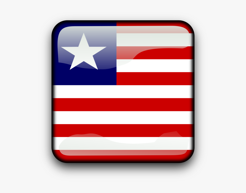Flag,red,line - Flag Of Liberia, HD Png Download, Free Download