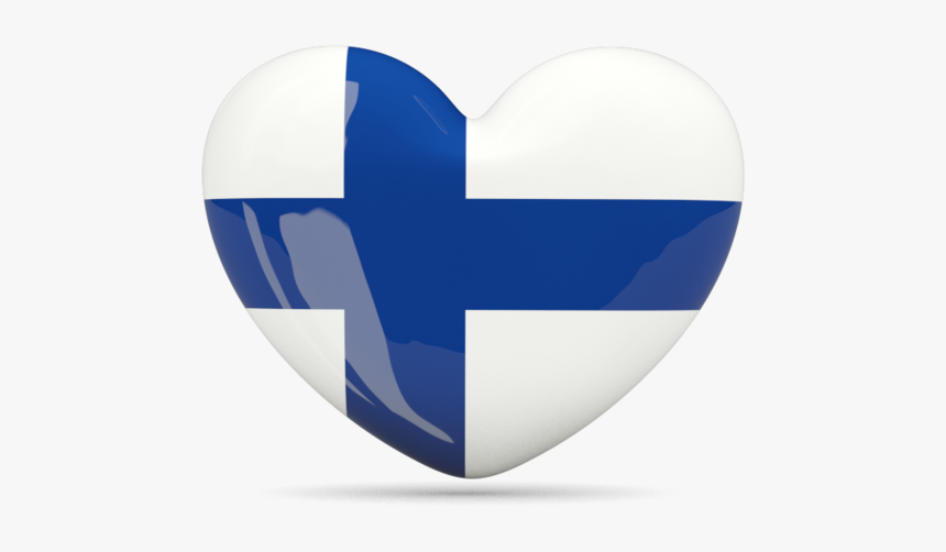 Finland Flag Icon Heart, HD Png Download, Free Download