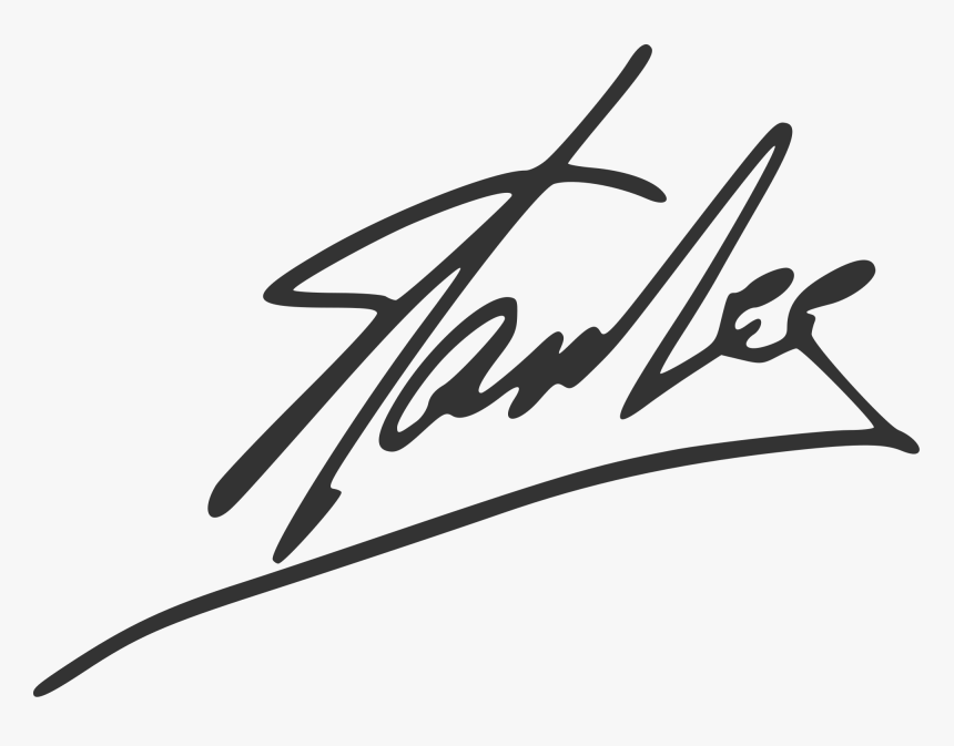 Stan Lee Signature , Png Download - Stan Lee Signature, Transparent Png, Free Download