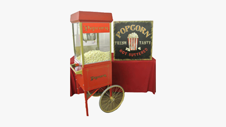 Popped In Our Old Fashioned Cart - Popcorn Stand Png, Transparent Png, Free Download