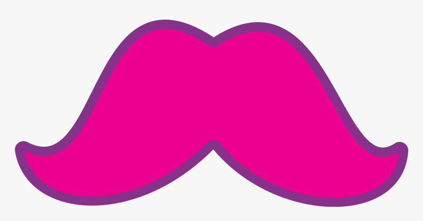 Pink Mustache - Pink Mustache Clipart, HD Png Download, Free Download