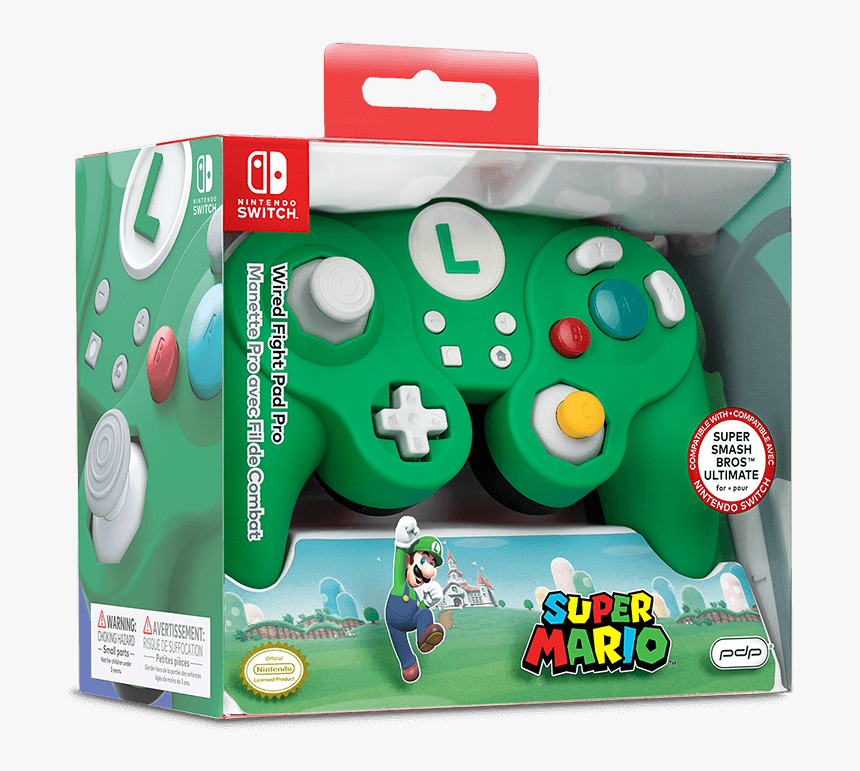 Nintendo Switch Luigi Gamecube Controller, HD Png Download, Free Download