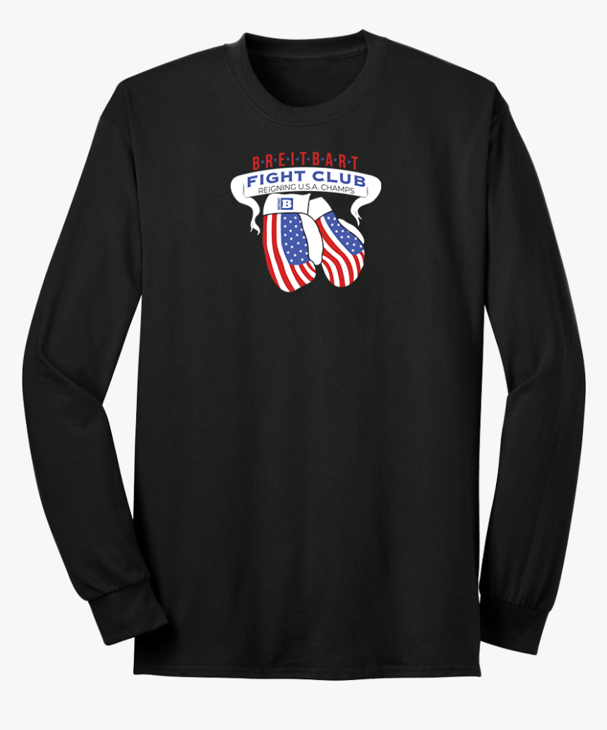 Breitbart Fight Club Usa Champs Long Sleeve T Shirt - Long-sleeved T-shirt, HD Png Download, Free Download