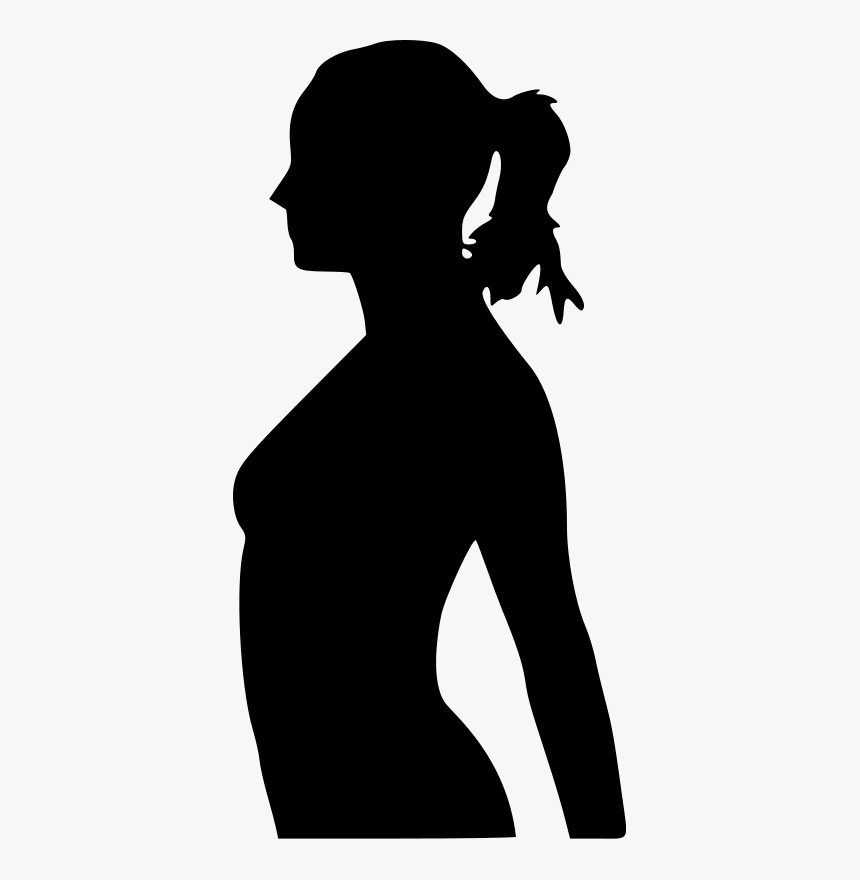 Undersexualised Silhouette - Transparent Pregnant Woman Clipart, HD Png Download, Free Download